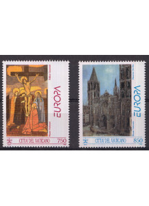 1993 Vaticano Europa 2 Valori Sassone 965-6